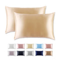 Pack de 2 fundas de almohada de seda 22 momme con certificación OEKO-TEX